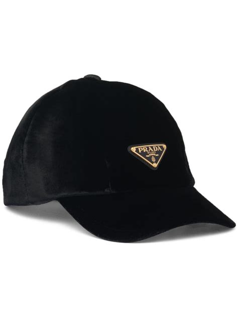 prada pink cap|Prada Velvet Baseball Cap .